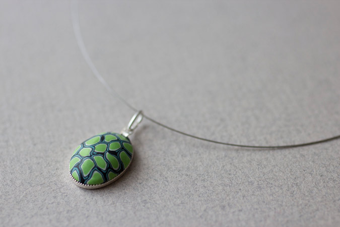 Pendentif Tortue verte