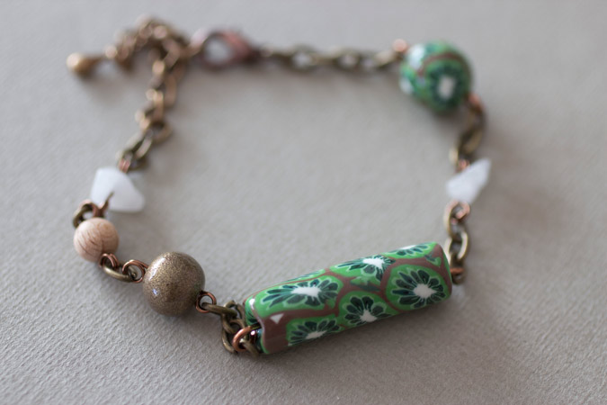Bracelet Cœur de kiwi