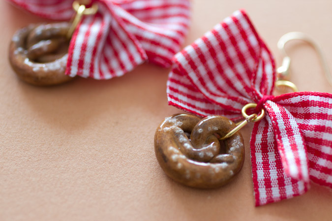 Boucles d'oreilles Bretzels