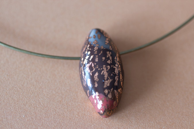 Collier grain de café - version cuivre