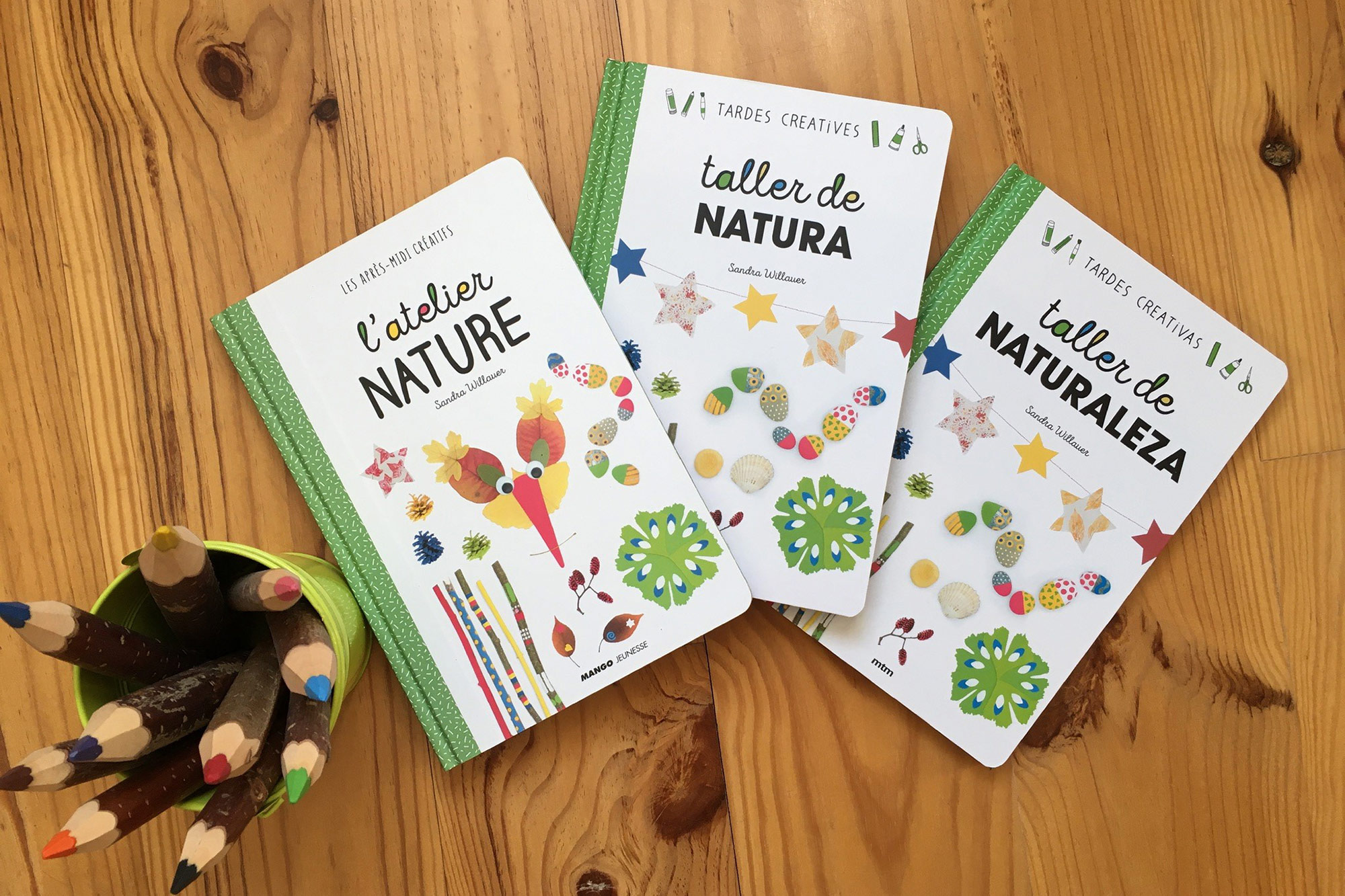 L'atelier nature dans ses éditions française, espagnole et catalane